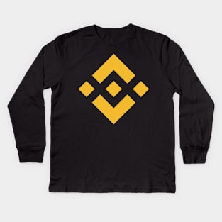 Binance Cryptocurrency Kids Long Sleeve T-Shirt